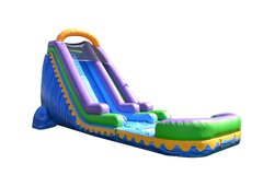 Cowabunga water slide with pool